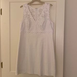 White eyelet Lilly Pulitzer dress